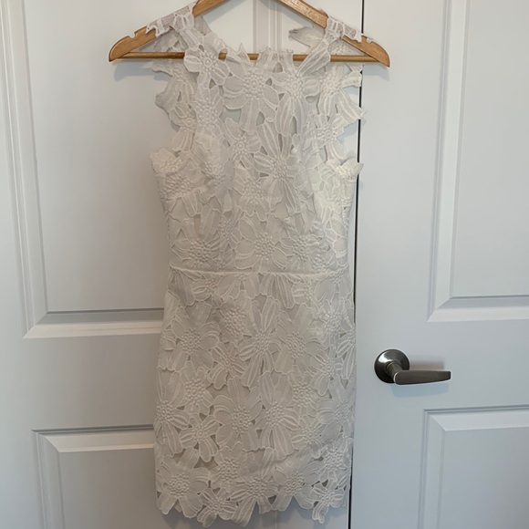 Free people x Saylor Jessa White Lace Mini Dress - Picture 2 of 5
